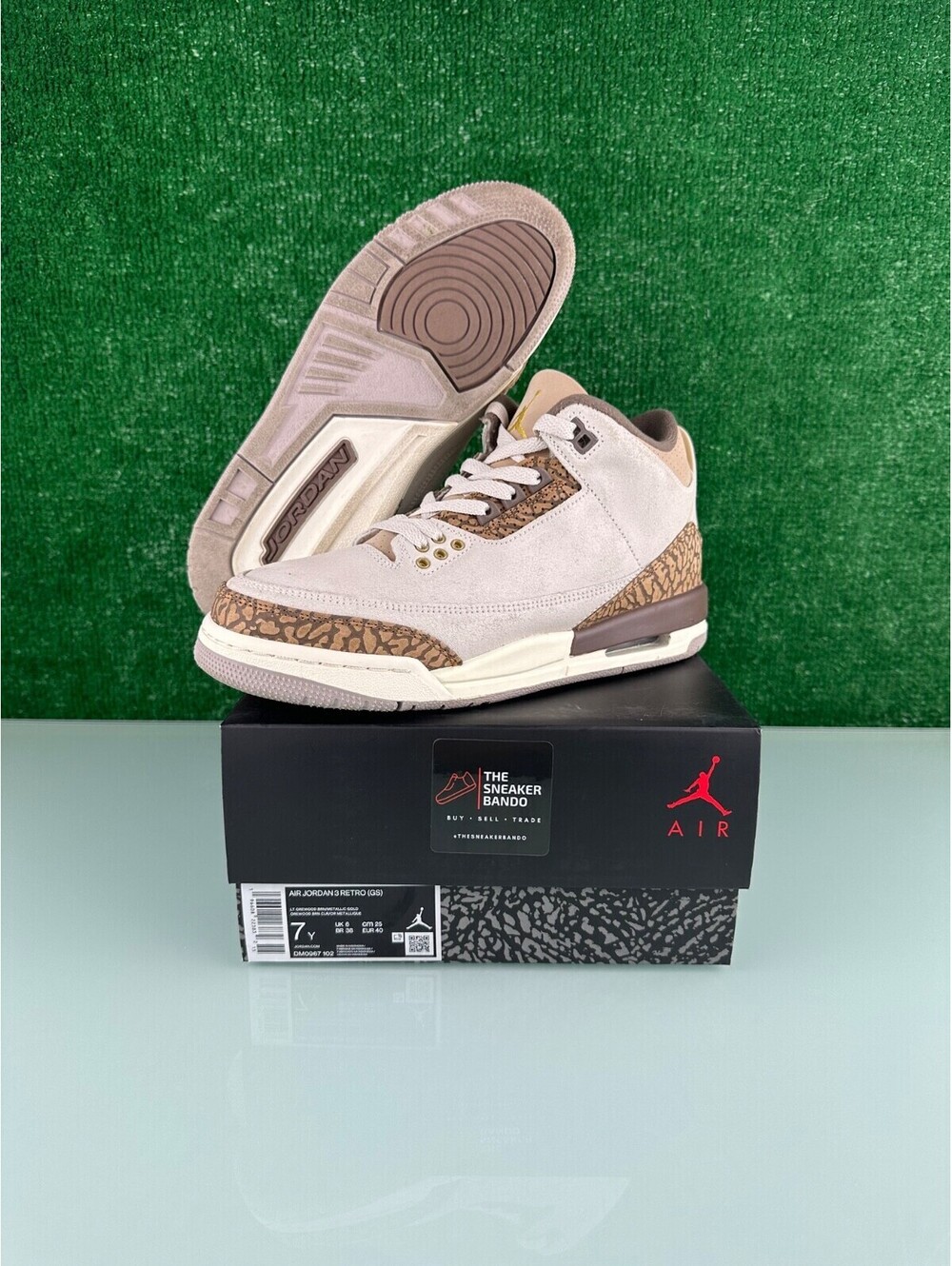 Size 7Y - Jordan 3 Retro Low Palomino (GS)